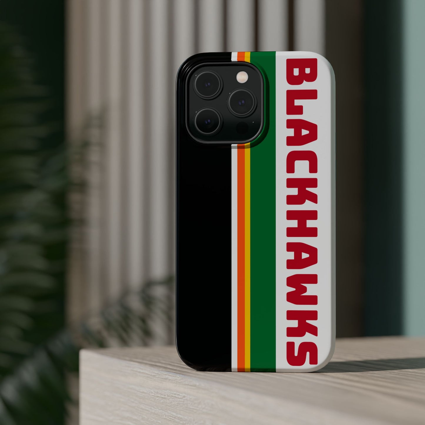 Blackhawks Phone Case, Magnetic Phone Case, Hockey Phone Case, Retro Phone Case