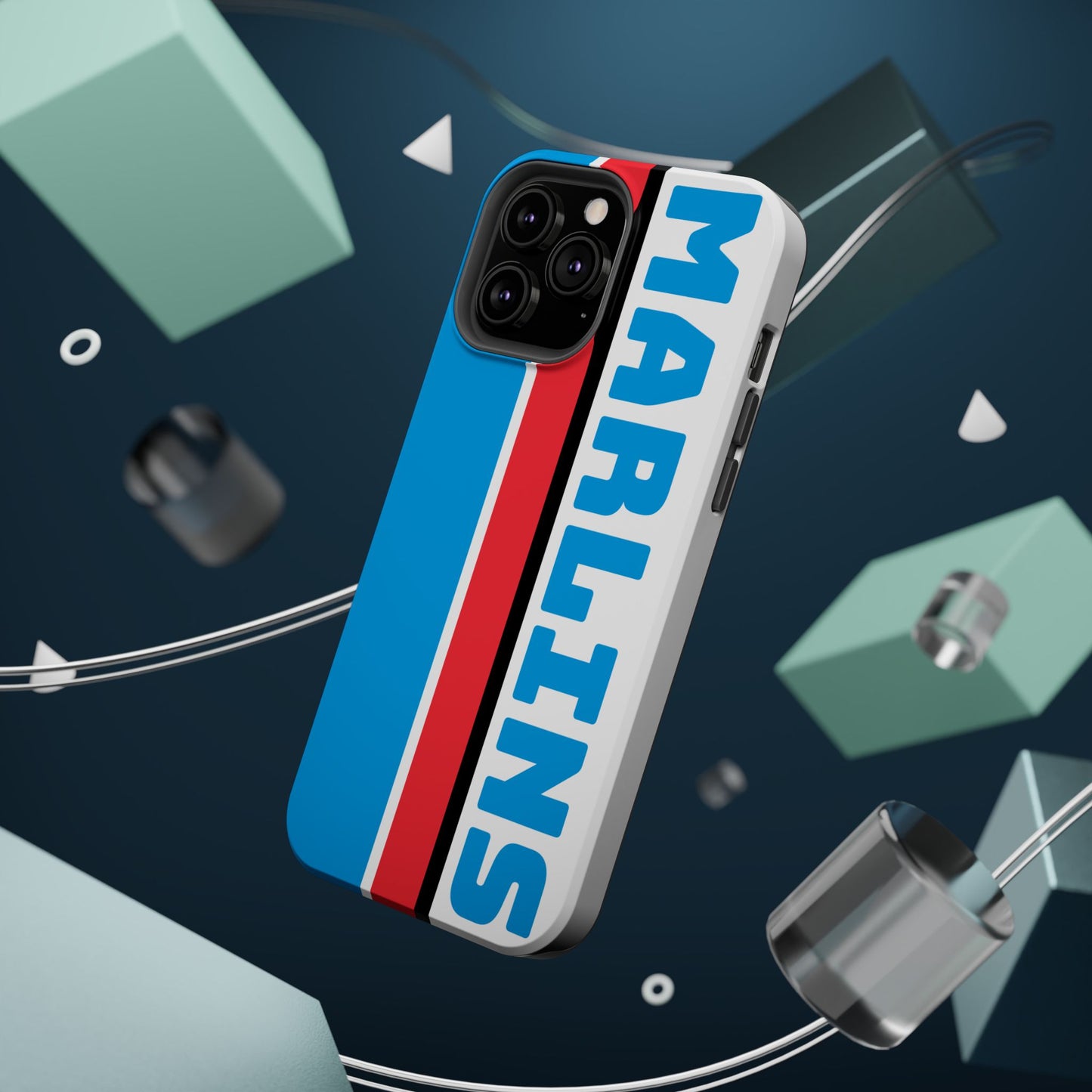 Marlins Phone Case, Magnetic Phone Case, Retro Phone Case, Baseball iPhone or Samsung Case