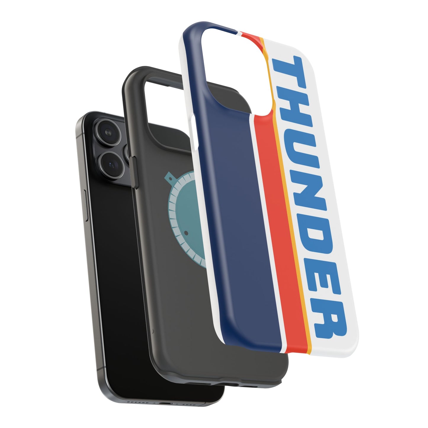 Thunder Phone Case, Magnetic Phone Case, Retro Phone Case, Basketball Gifts