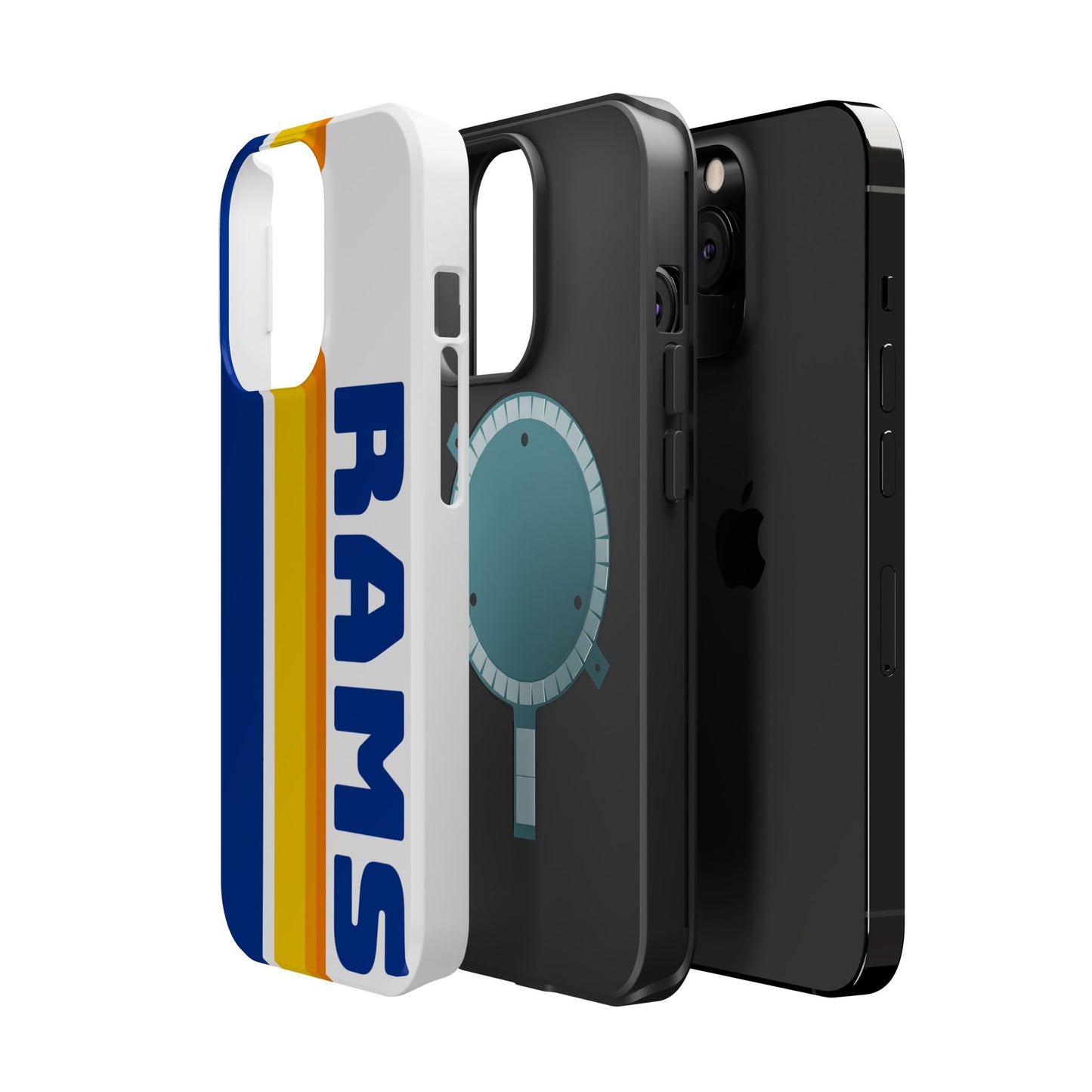 Rams Phone Case, Magnetic Phone Case, Retro Phone Case, Football Case for iPhone or Samsung