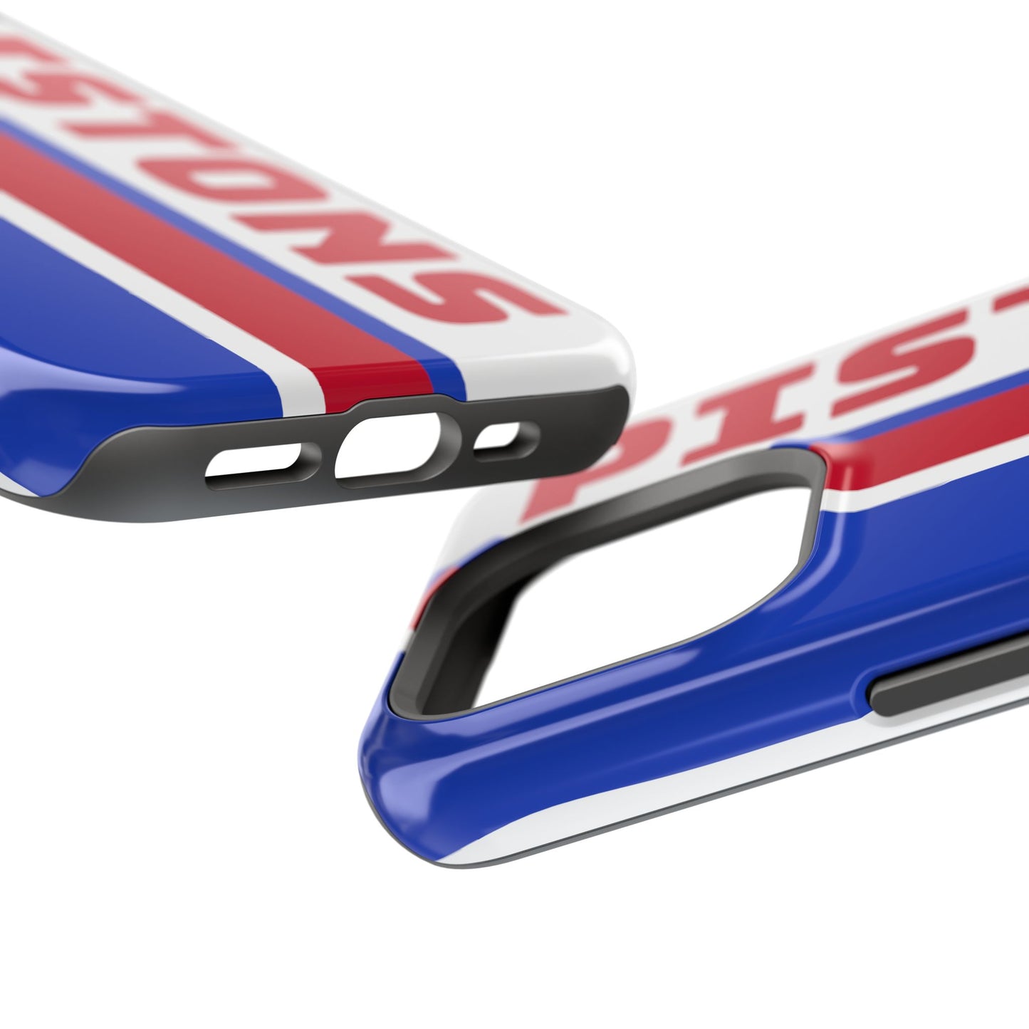 Pistons Phone Case, Magnetic Phone Case, Retro Phone Case, Basketball Gifts