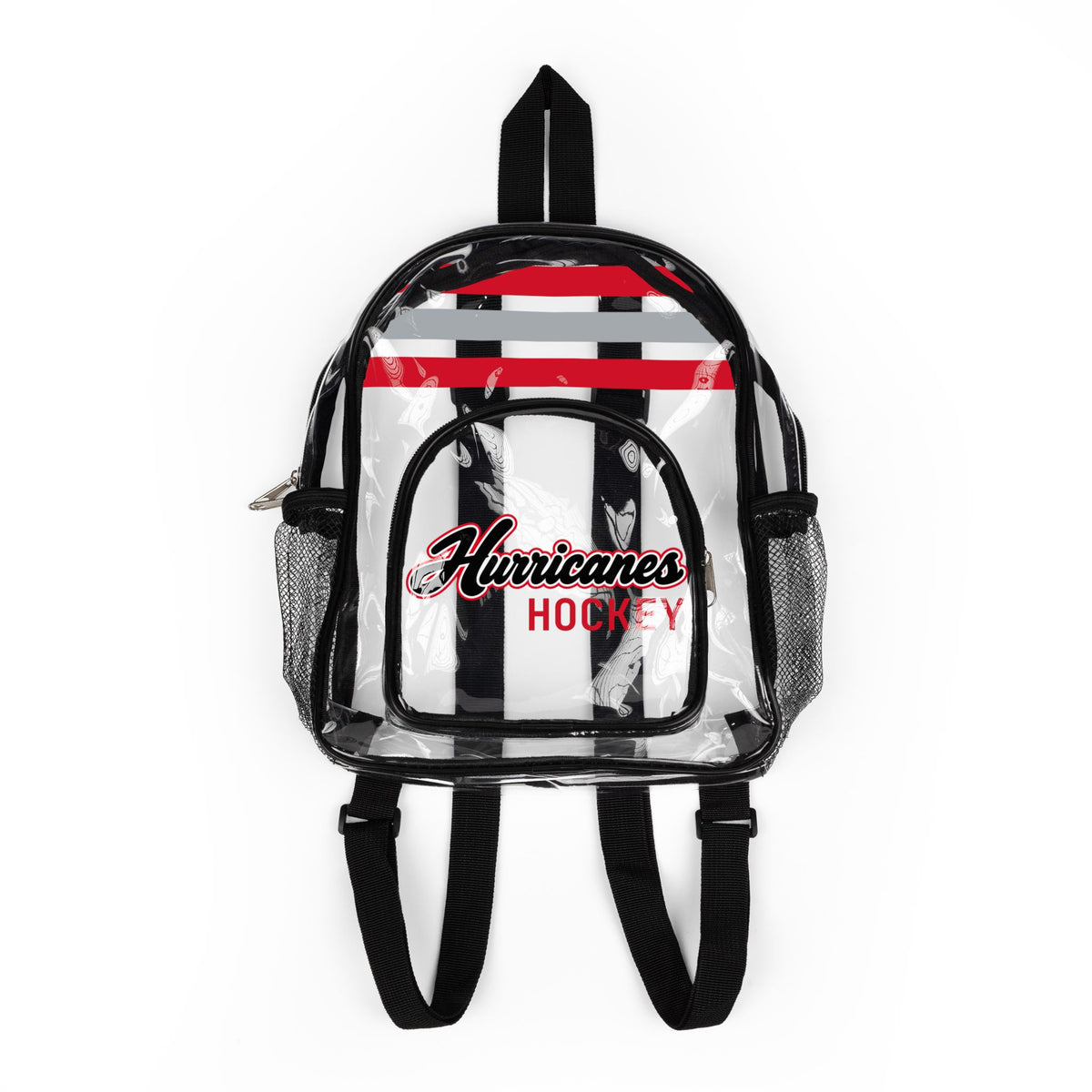Hurricanes Clear Backpack, Hockey Stadium Bag, Transparent Bag
