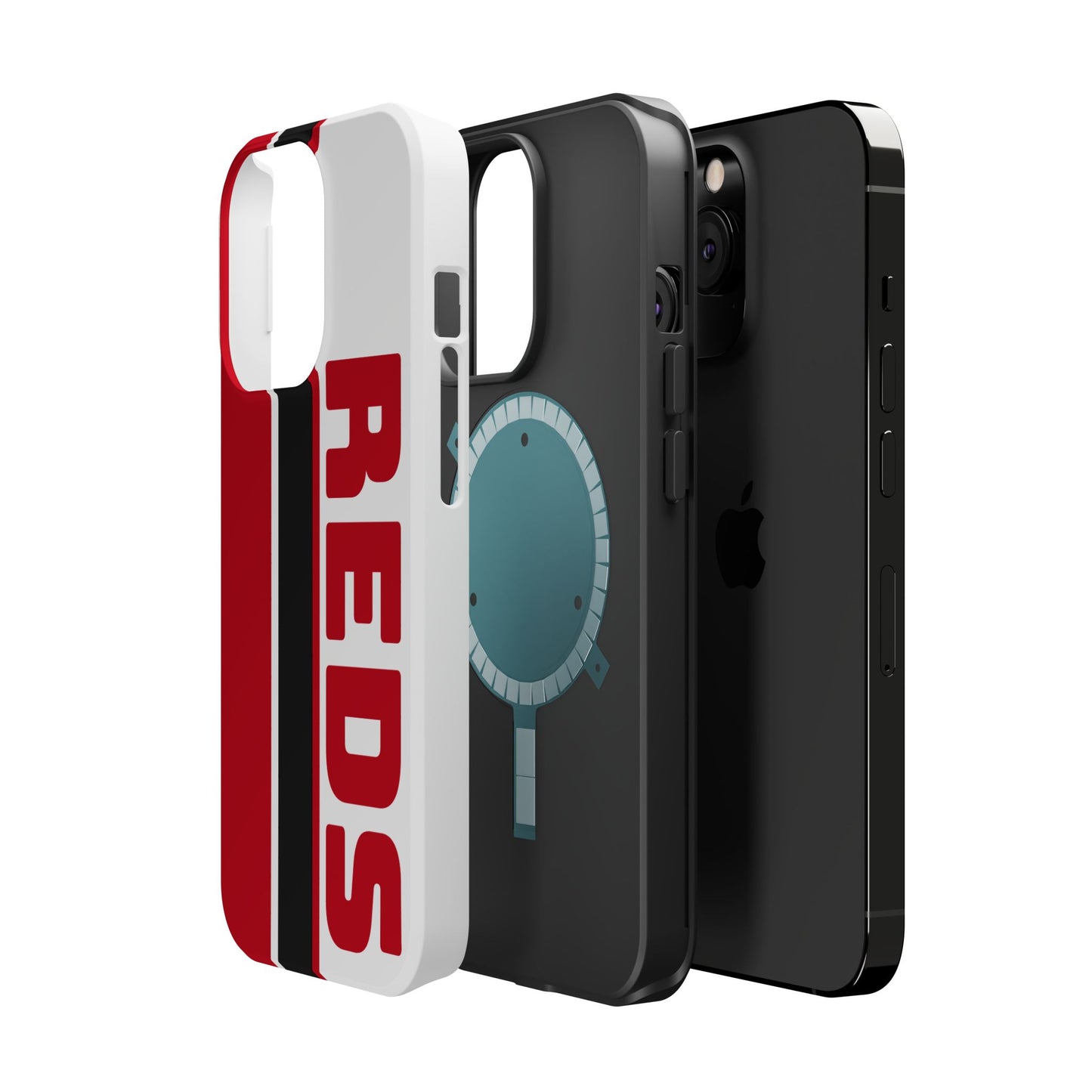Reds Phone Case, Magnetic Phone Case, Retro Phone Case, Baseball Case for iPhone or Samsung, Reds Baseball Case