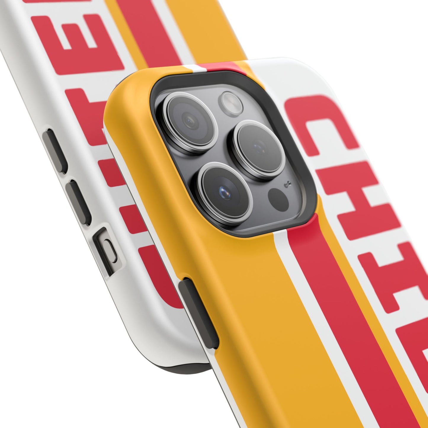 Chiefs Phone Case, Magnetic Phone Case, Retro Phone Case, Baseball Case for iPhone or Samsung, Chiefs Football Gifts