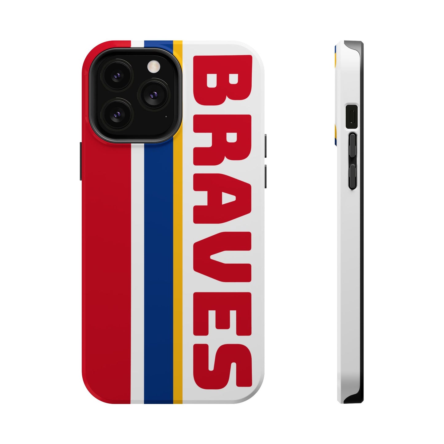 Braves Phone Case, Magnetic Phone Case, Baseball Phone Case, Retro Phone Case