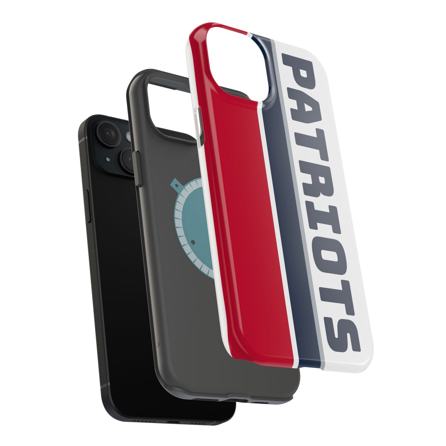 Patriots Phone Case, Magnetic Phone Case, Retro Phone Case, Matte/Glossy Phone Case, Football Gifts