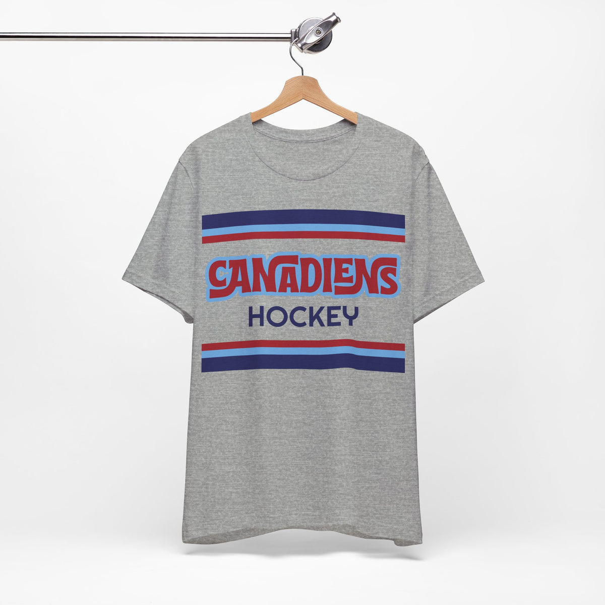 Retro Canadiens Shirt, Vintage Striped Canadiens T-Shirt