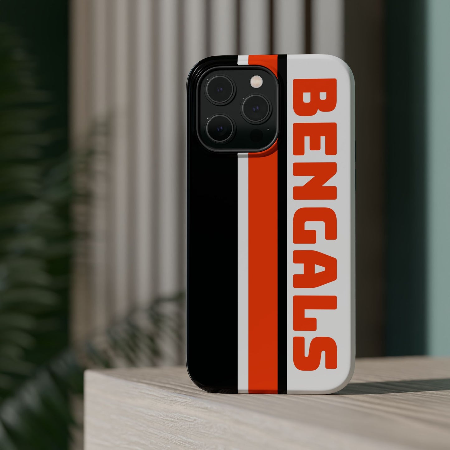 Bengals Phone Case, Magnetic Phone Case, Retro Phone Case, Baseball Case for iPhone or Samsung, Football Gifts