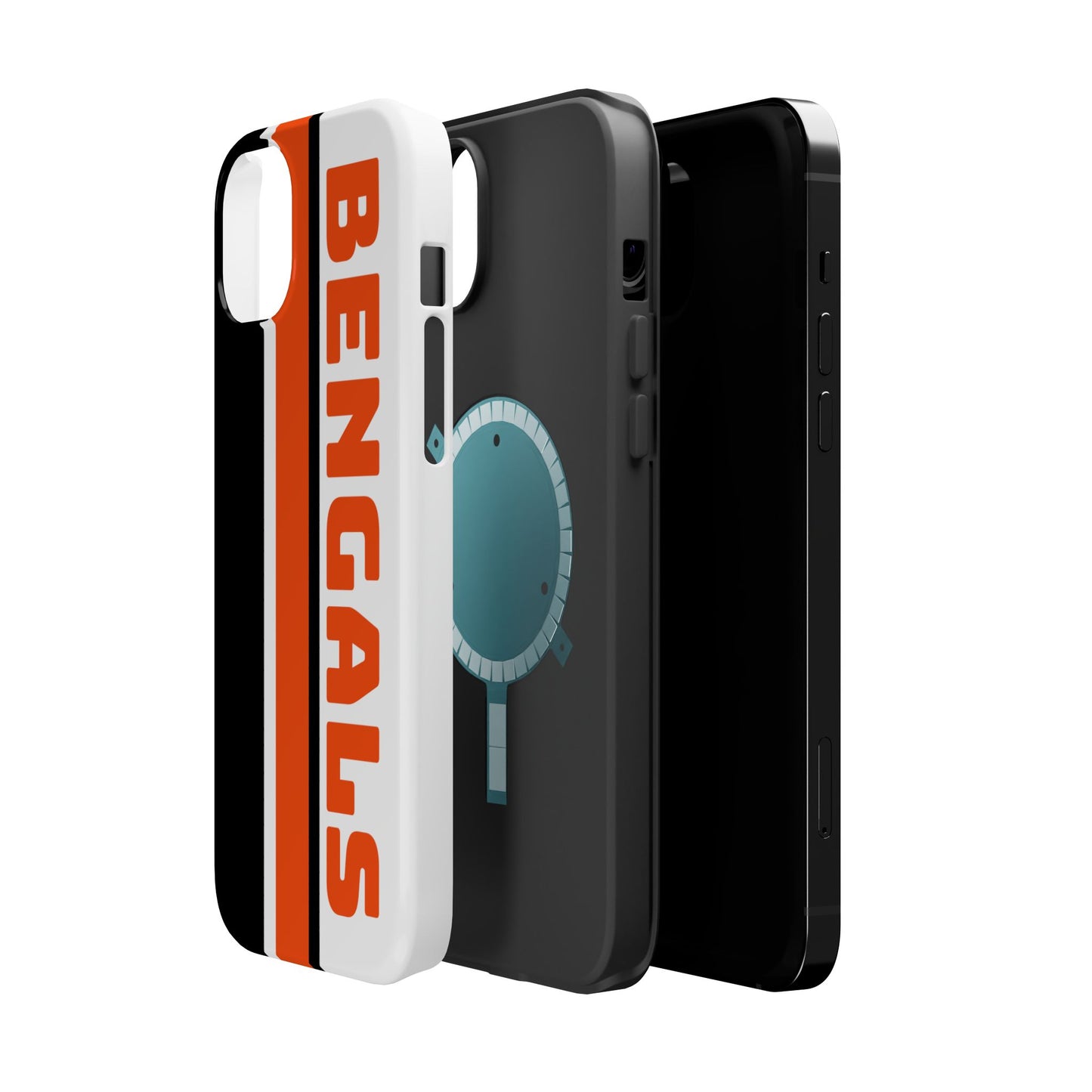 Bengals Phone Case, Magnetic Phone Case, Retro Phone Case, Baseball Case for iPhone or Samsung, Football Gifts