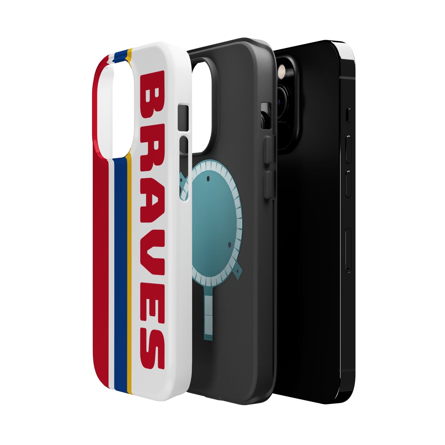 Braves Phone Case, Magnetic Phone Case, Baseball Phone Case, Retro Phone Case
