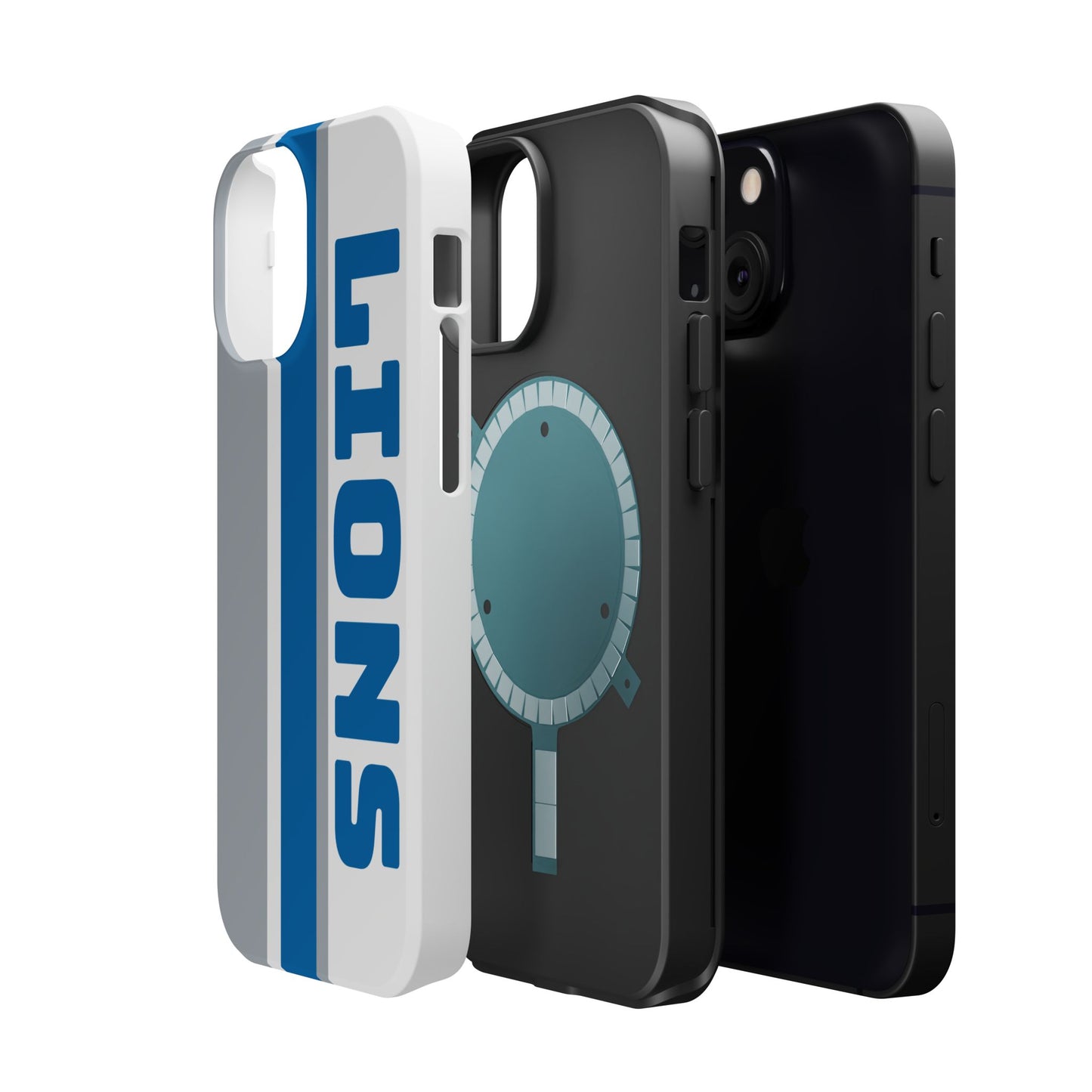 Lions Phone Case, Magnetic Phone Case, Retro Phone Case, Football Gifts