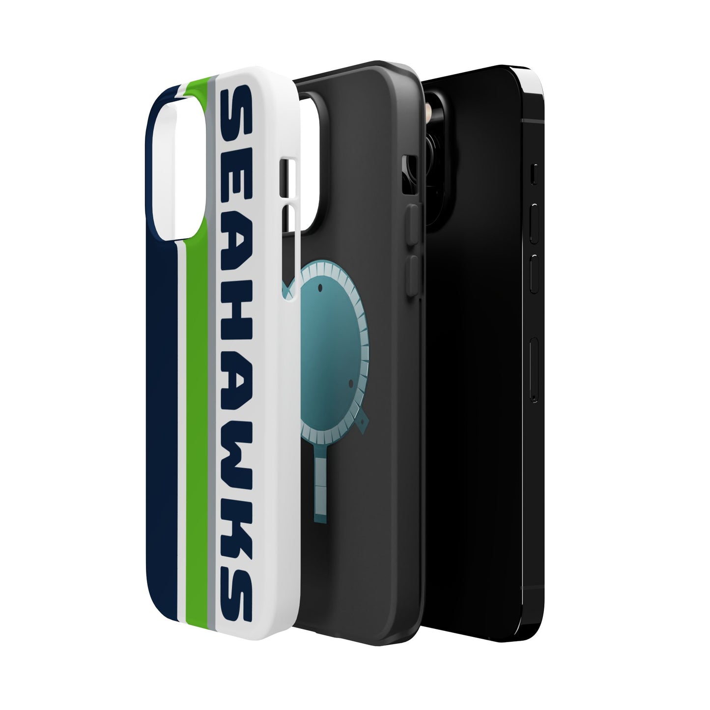Seahawks Phone Case, Magnetic Phone Case, Retro Phone Case, Football Case for iPhone or Samsung