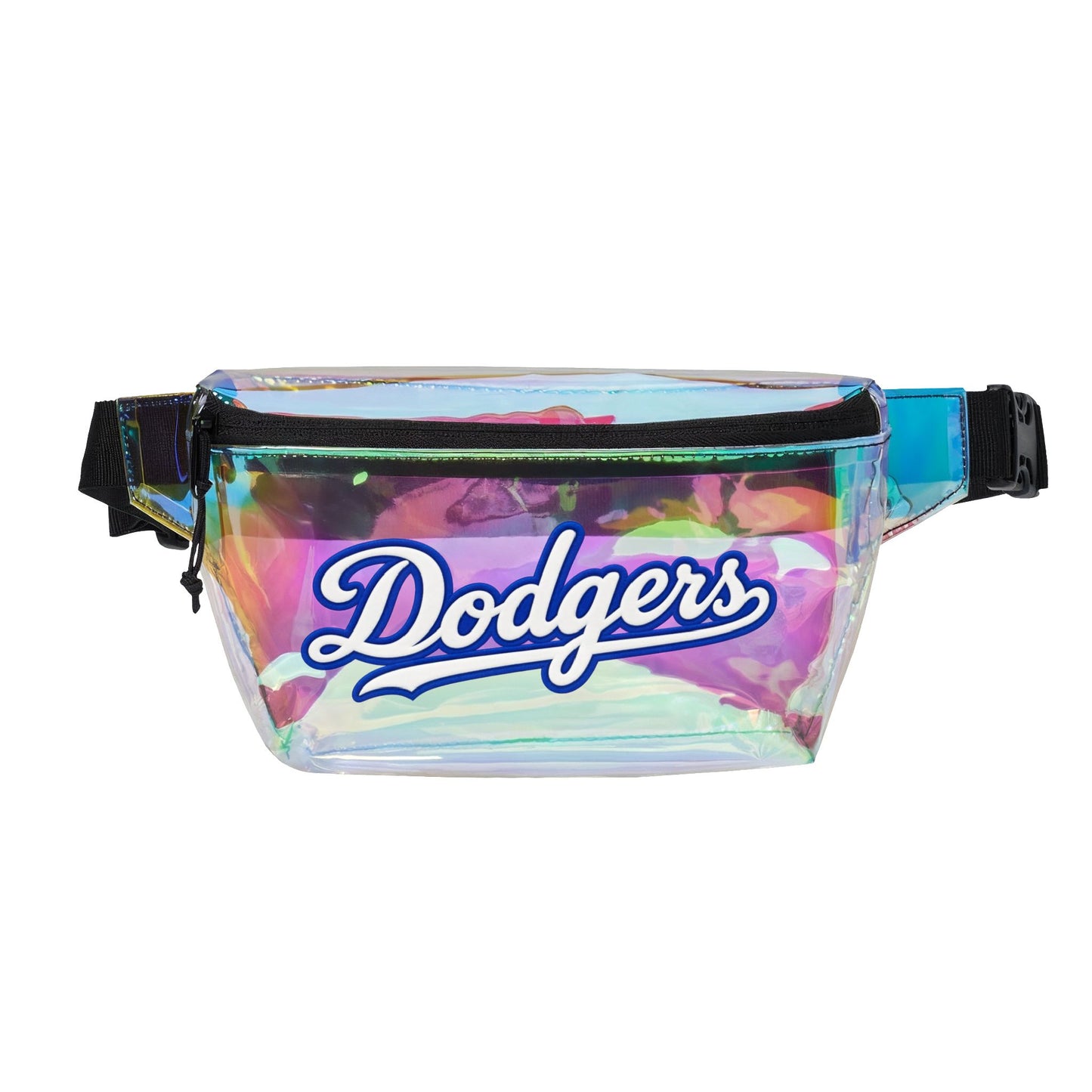 Dodgers Clear Stadium Bag, Baseball Belt Bag, Transparent Fanny Pack