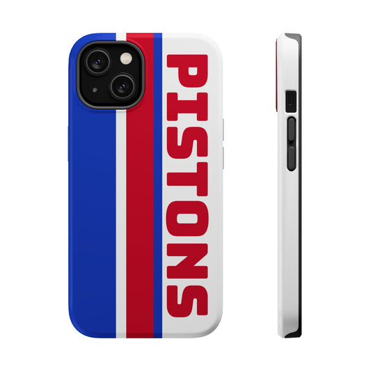 Pistons Phone Case, Magnetic Phone Case, Retro Phone Case, Basketball Gifts
