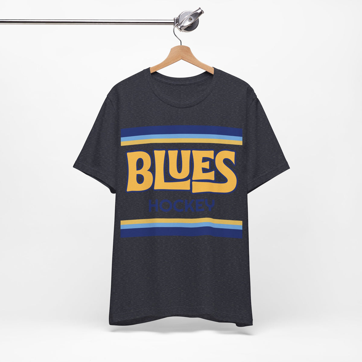 Retro Blues Shirt, Vintage Striped Blues T-Shirt