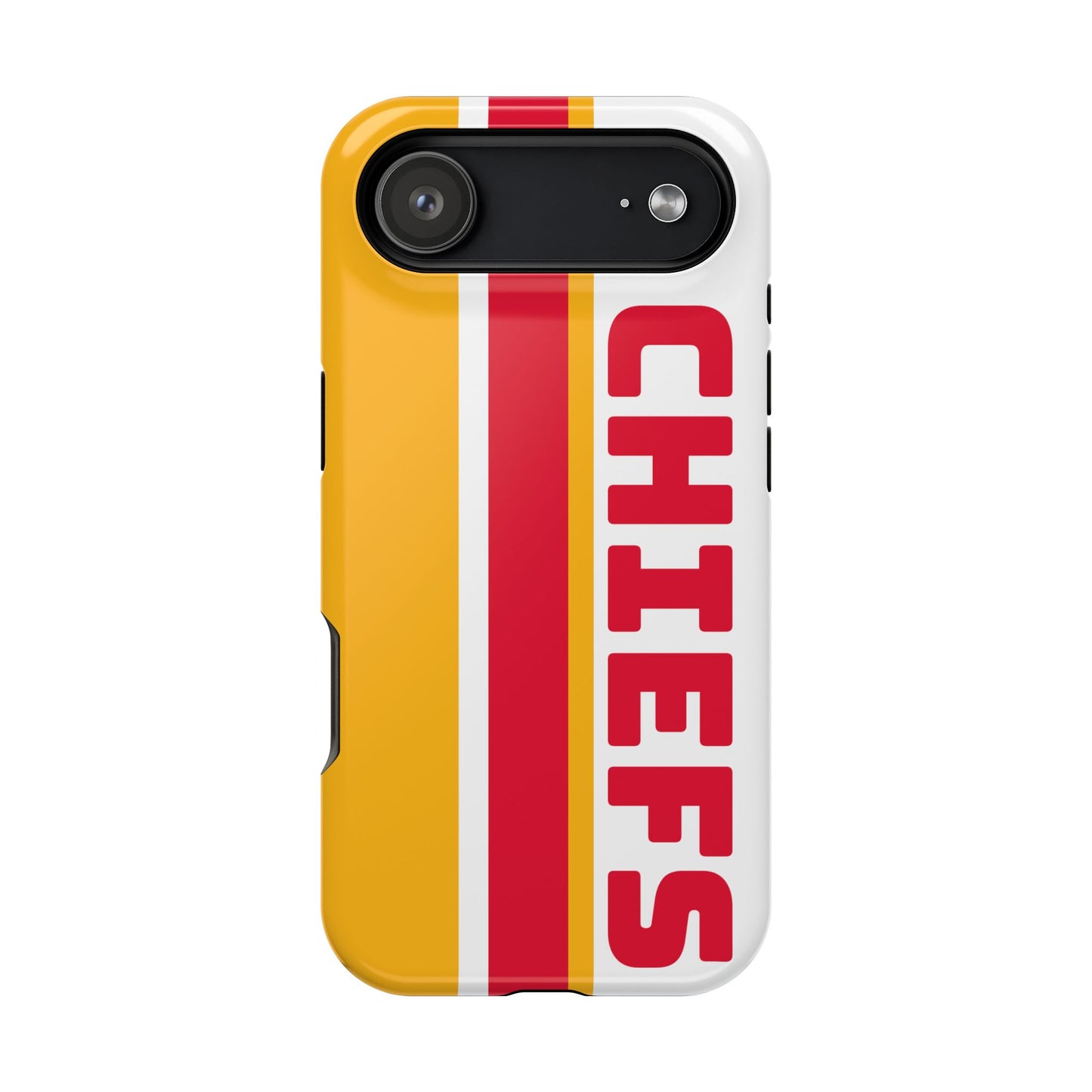 Chiefs Phone Case, Magnetic Phone Case, Retro Phone Case, Baseball Case for iPhone or Samsung, Chiefs Football Gifts