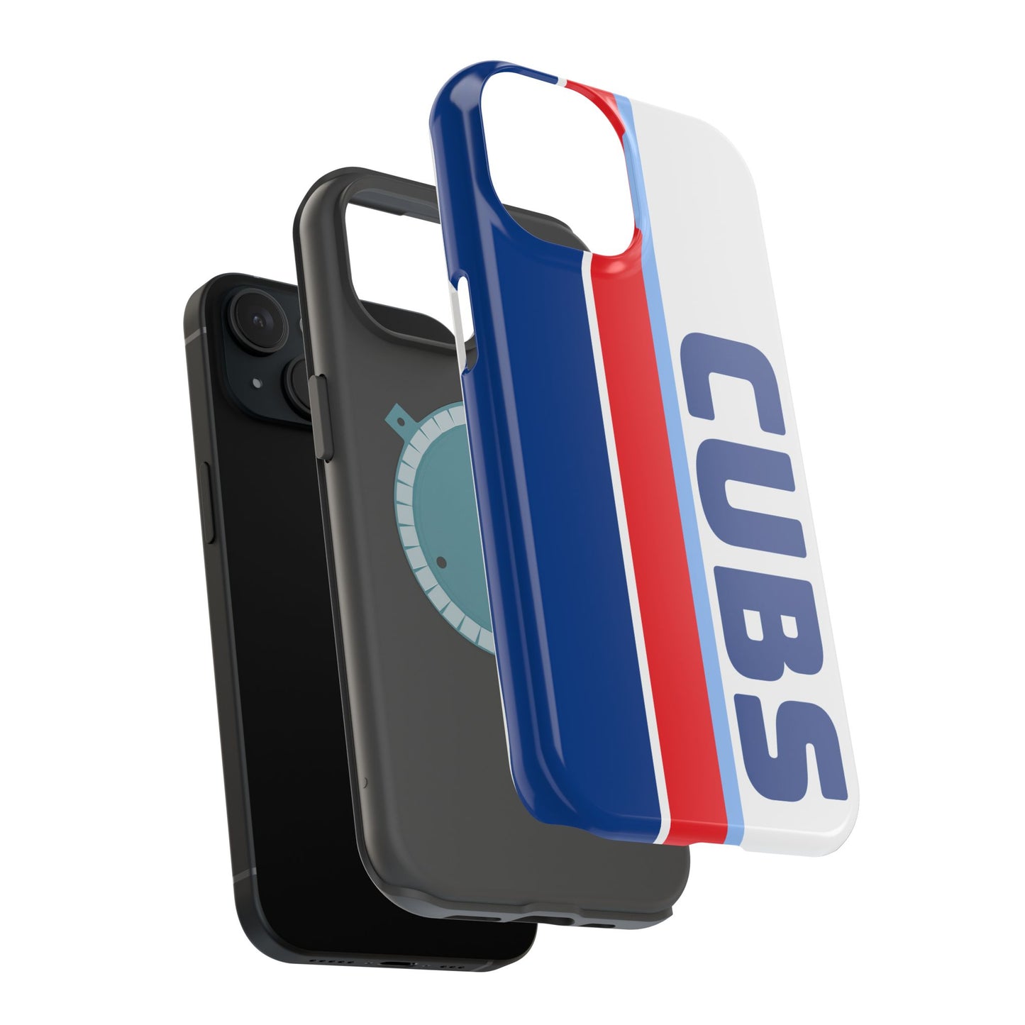 Cubs Phone Case, Magnetic Phone Case, Retro Phone Case, Baseball Case for iPhone or Samsung