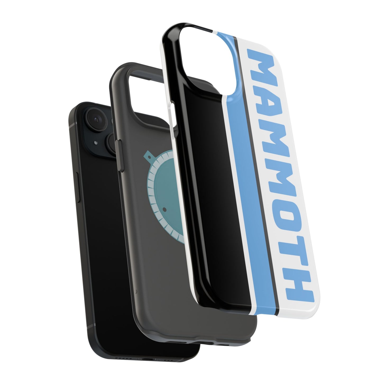 Mammoth Phone Case, Magnetic Phone Case, Retro Phone Case, Hockey Gifts
