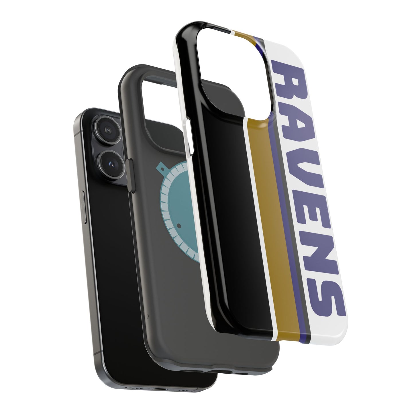 Ravens Phone Case, Magnetic Phone Case, Retro Phone Case, Football Gifts