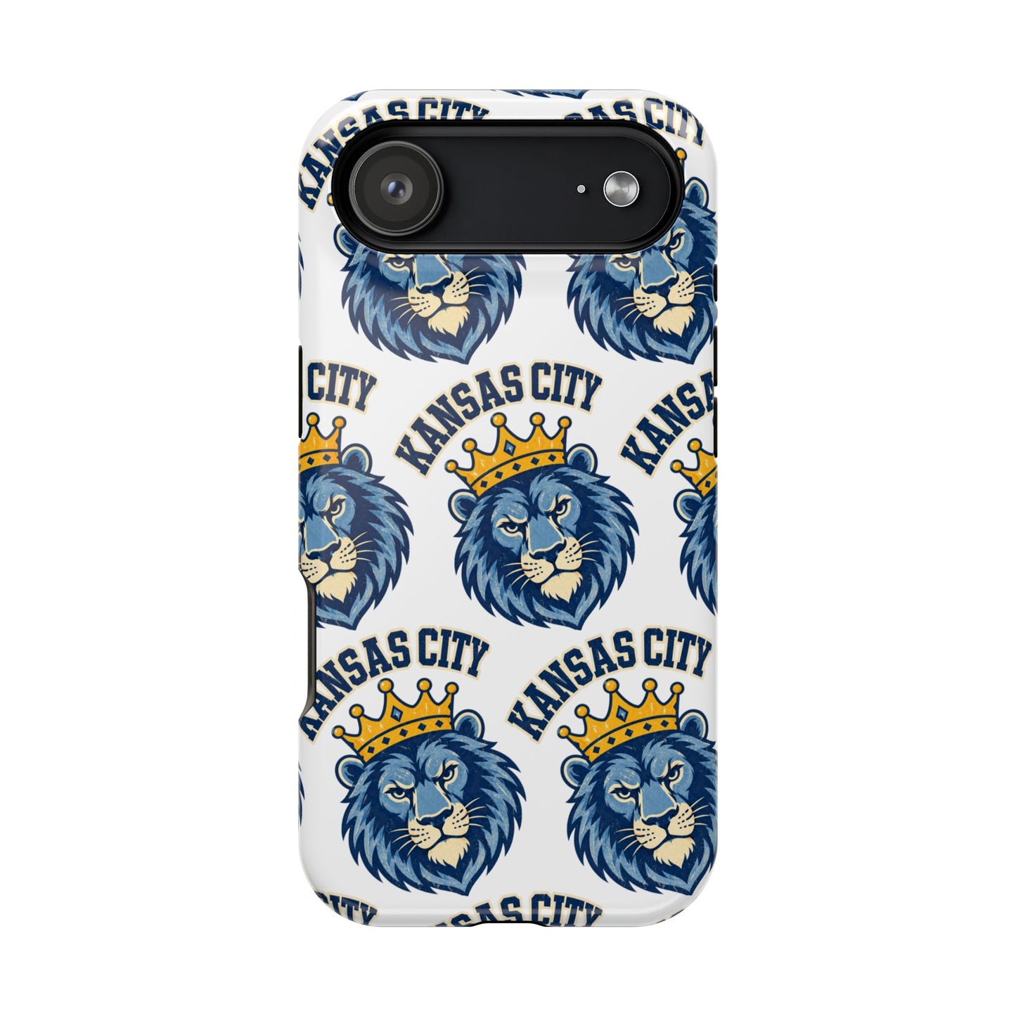Lion Royals Pattern Phone Case, Magnetic Phone Case, Baseball Phone Case, Retro Phone Case