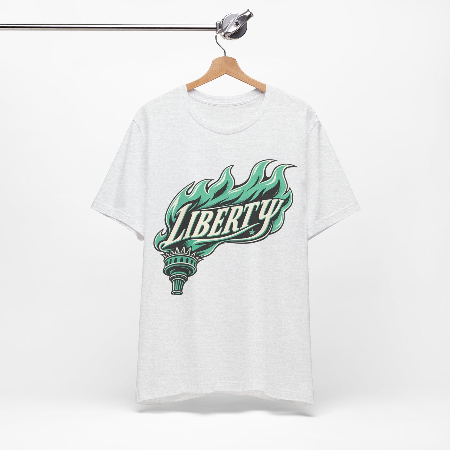 Liberty Basketball Shirt, Teal and Black Flame Shirt, Basketball Gifts