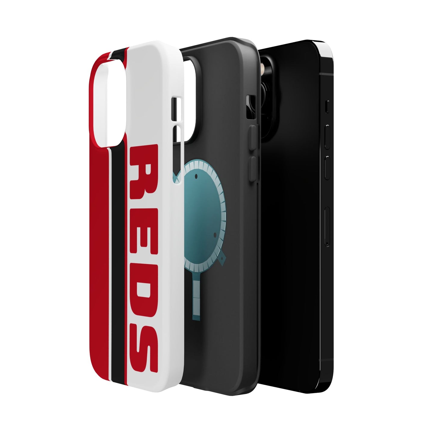 Reds Phone Case, Magnetic Phone Case, Retro Phone Case, Baseball Case for iPhone or Samsung, Reds Baseball Case