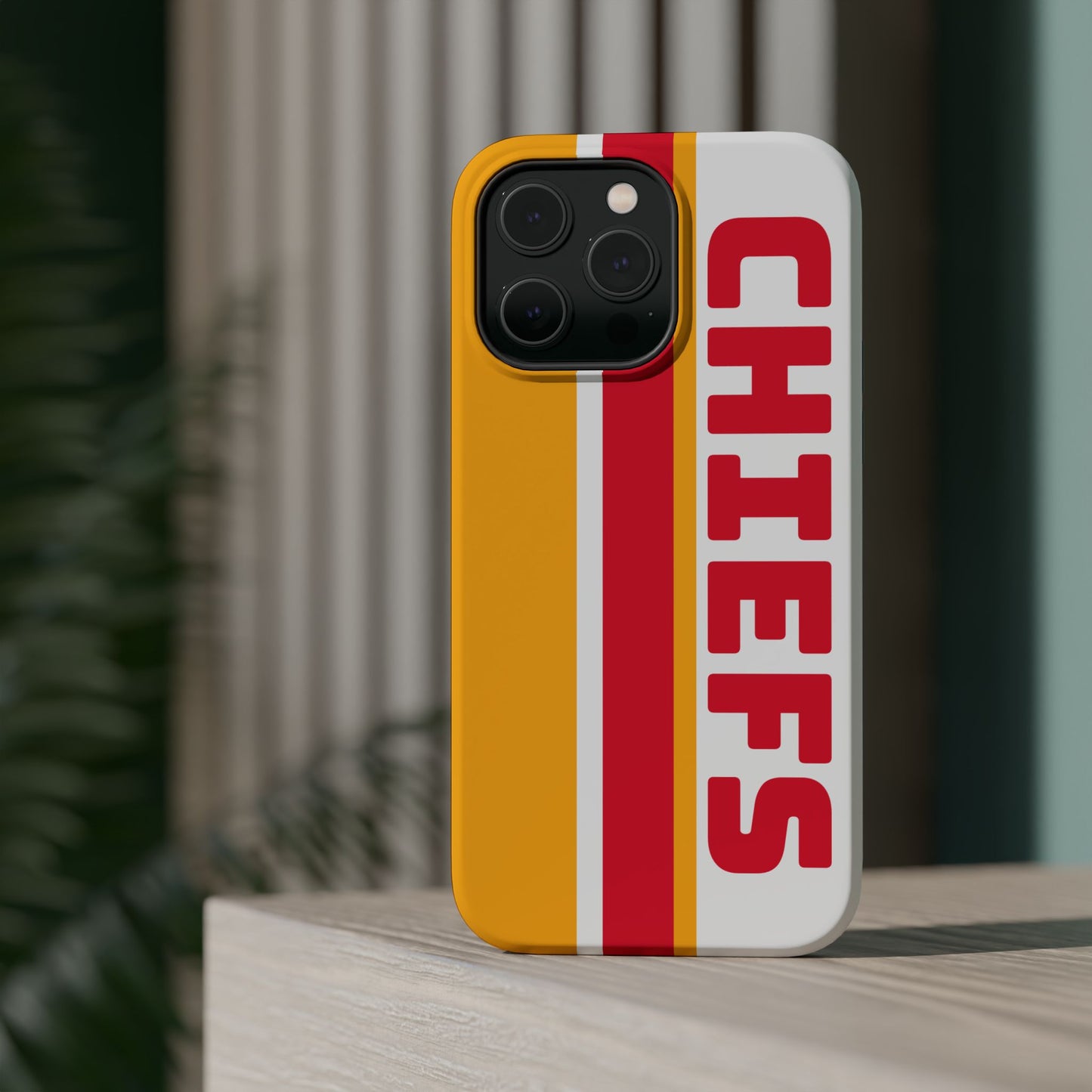 Chiefs Phone Case, Magnetic Phone Case, Retro Phone Case, Baseball Case for iPhone or Samsung, Chiefs Football Gifts