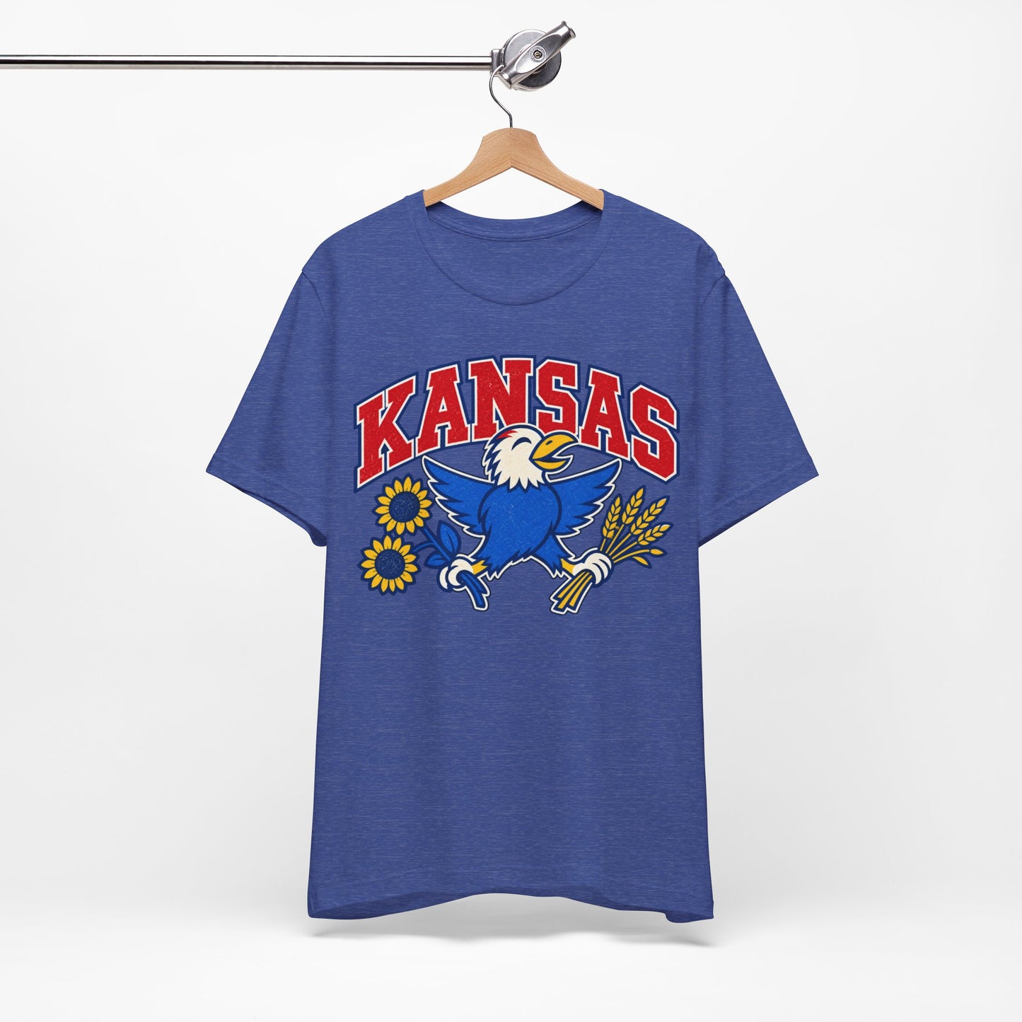 Vintage Kansas T-Shirt, Sunflower Shirt, Pop Art Graphic Tee, Sports Gifts