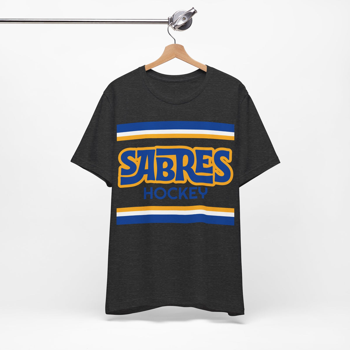 Retro Sabres Shirt, Vintage Striped Sabres Hockey T-Shirt