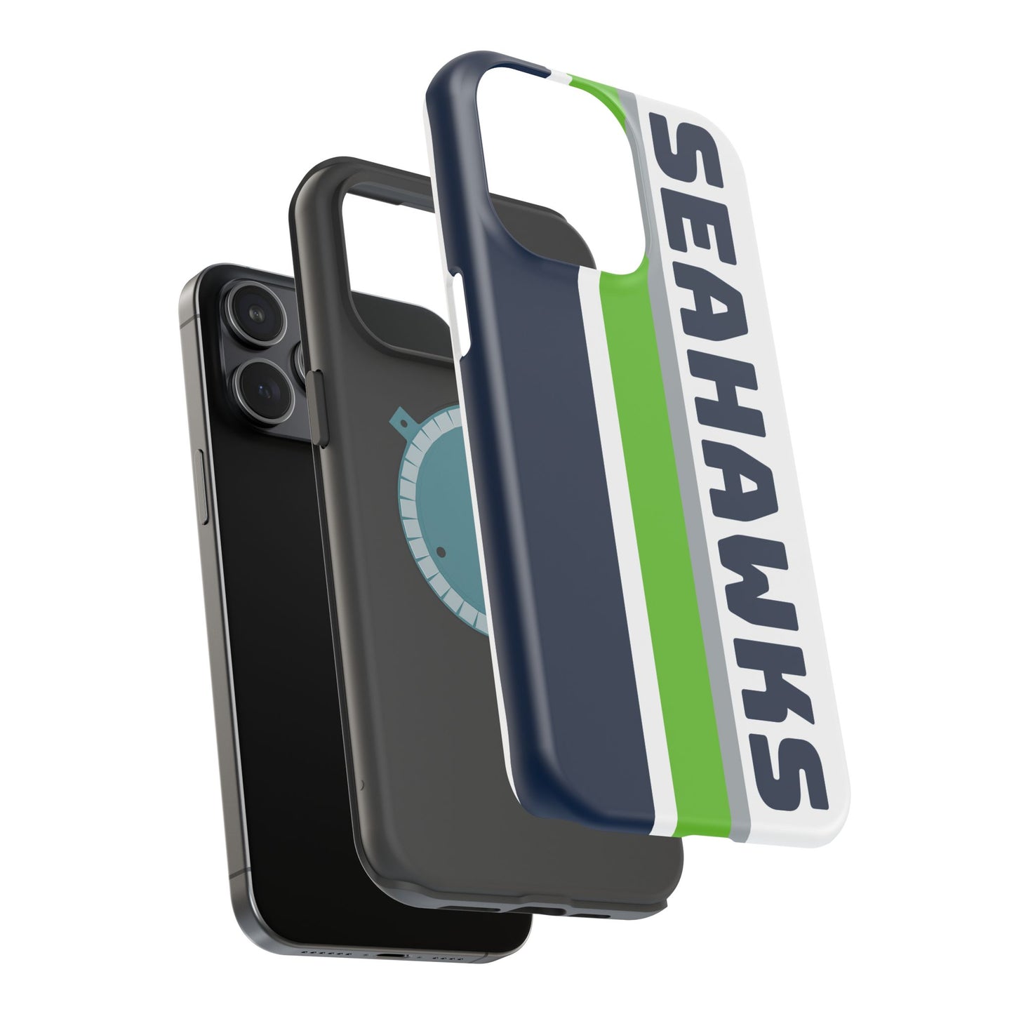 Seahawks Phone Case, Magnetic Phone Case, Retro Phone Case, Football Case for iPhone or Samsung