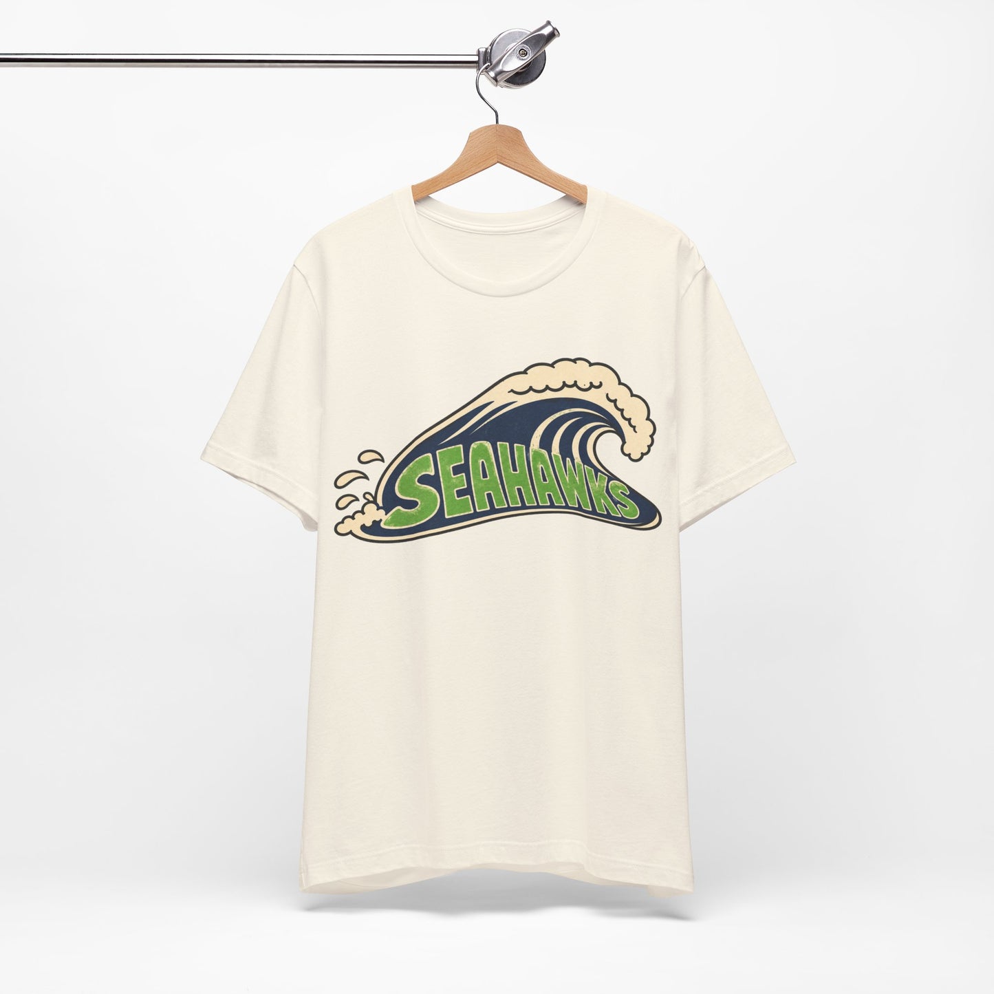 Seahawks Mascot T-Shirt, Retro Seahawks Graphic Tee, Football Shirt