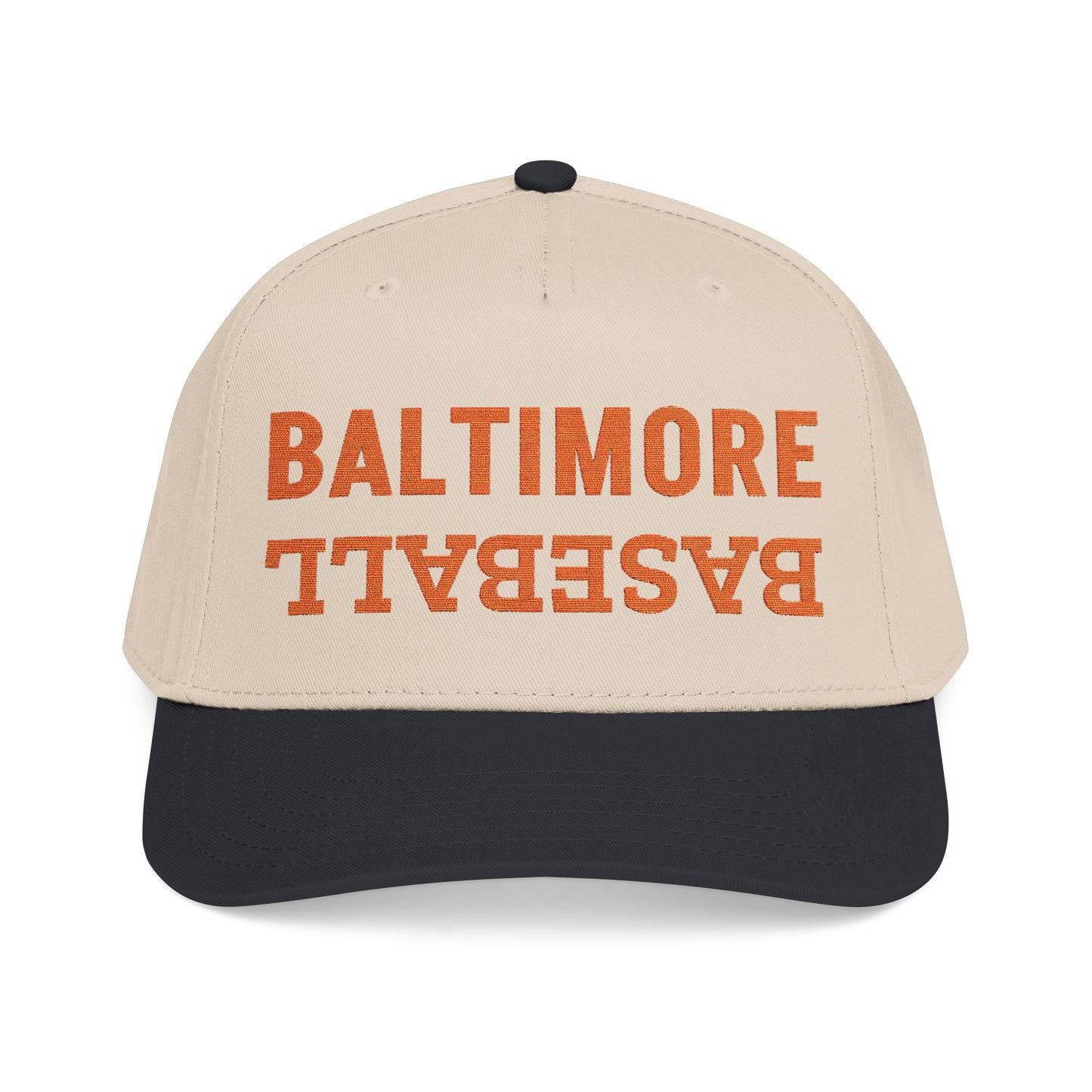 Embroidered Baltimore Baseball Hat, Mid Profile Baseball Cap, Sports Gifts