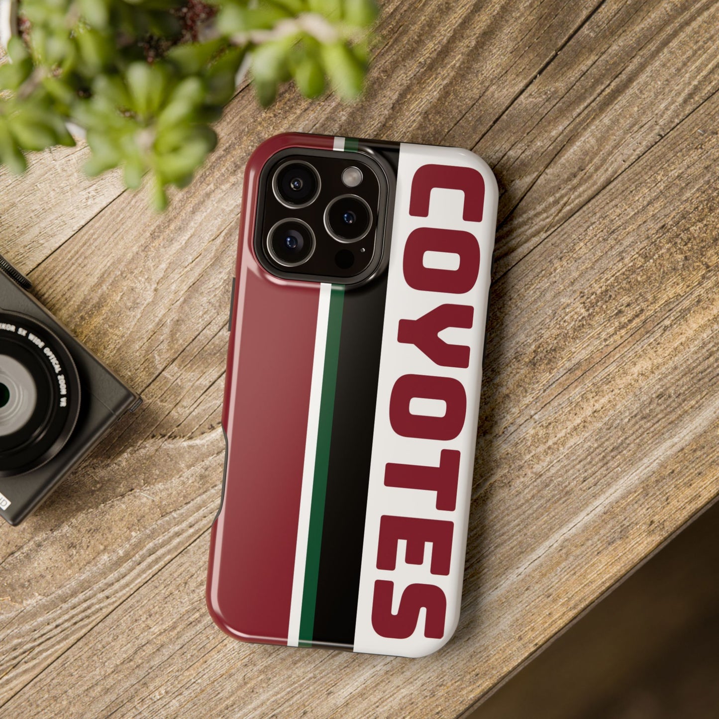 Coyotes Phone Case, Magnetic Phone Case, Hockey Phone Case, Retro Phone Case