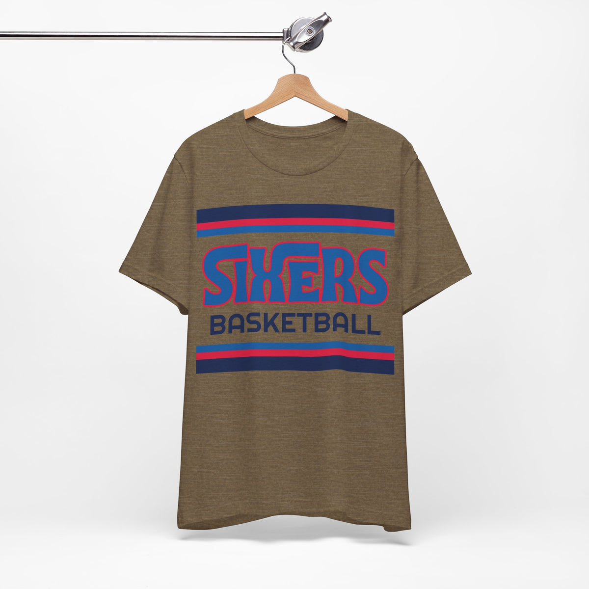 Retro Sixers Shirt, Vintage Striped Sixers T-Shirt