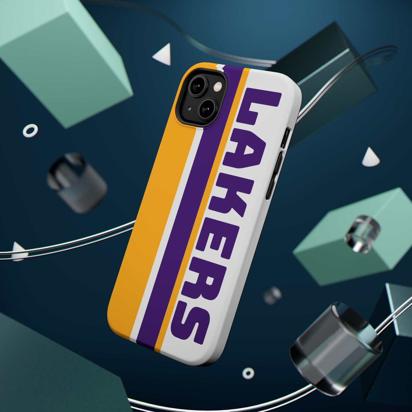 Lakers Phone Case, Magnetic Phone Case, Retro Phone Case, Basketball Gifts