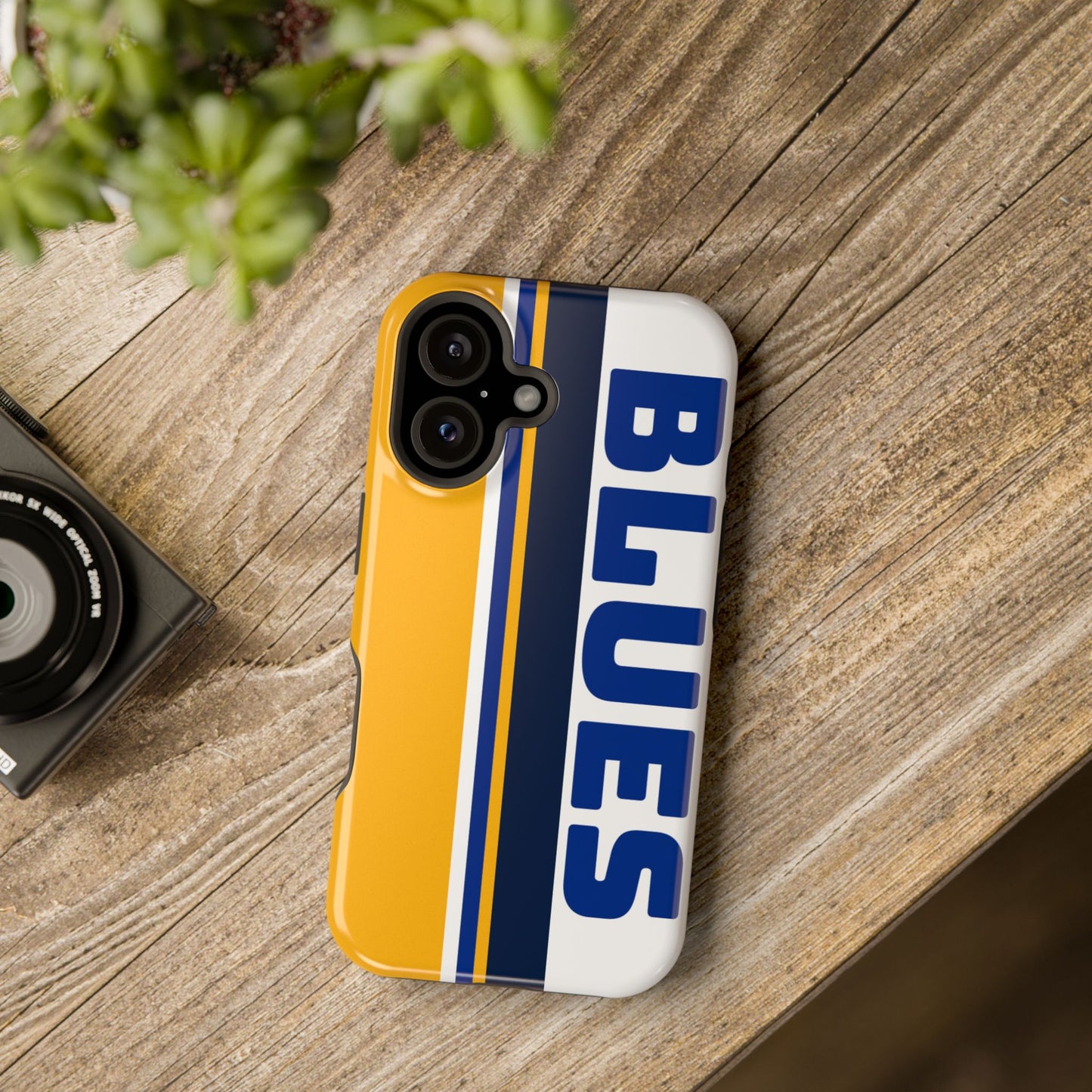 Blues Phone Case, Magnetic Phone Case, Hockey Phone Case, Retro Phone Case