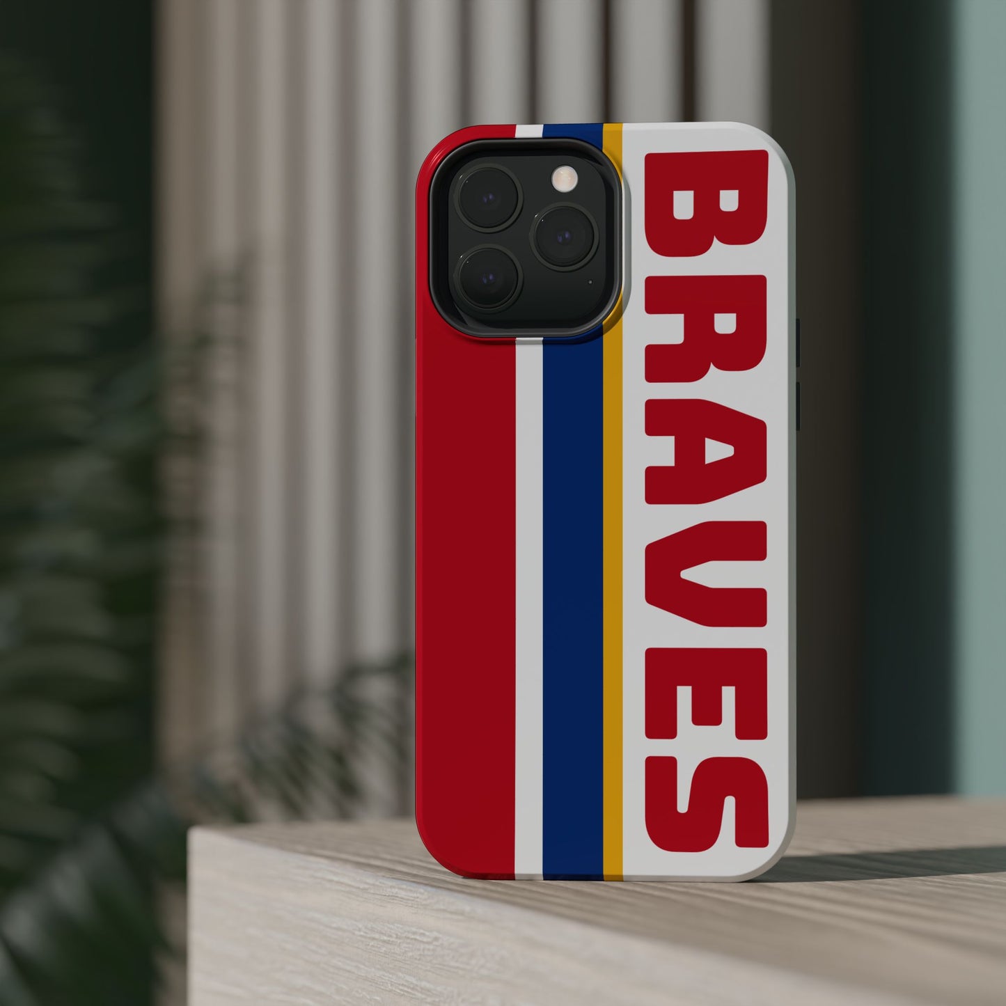 Braves Phone Case, Magnetic Phone Case, Baseball Phone Case, Retro Phone Case