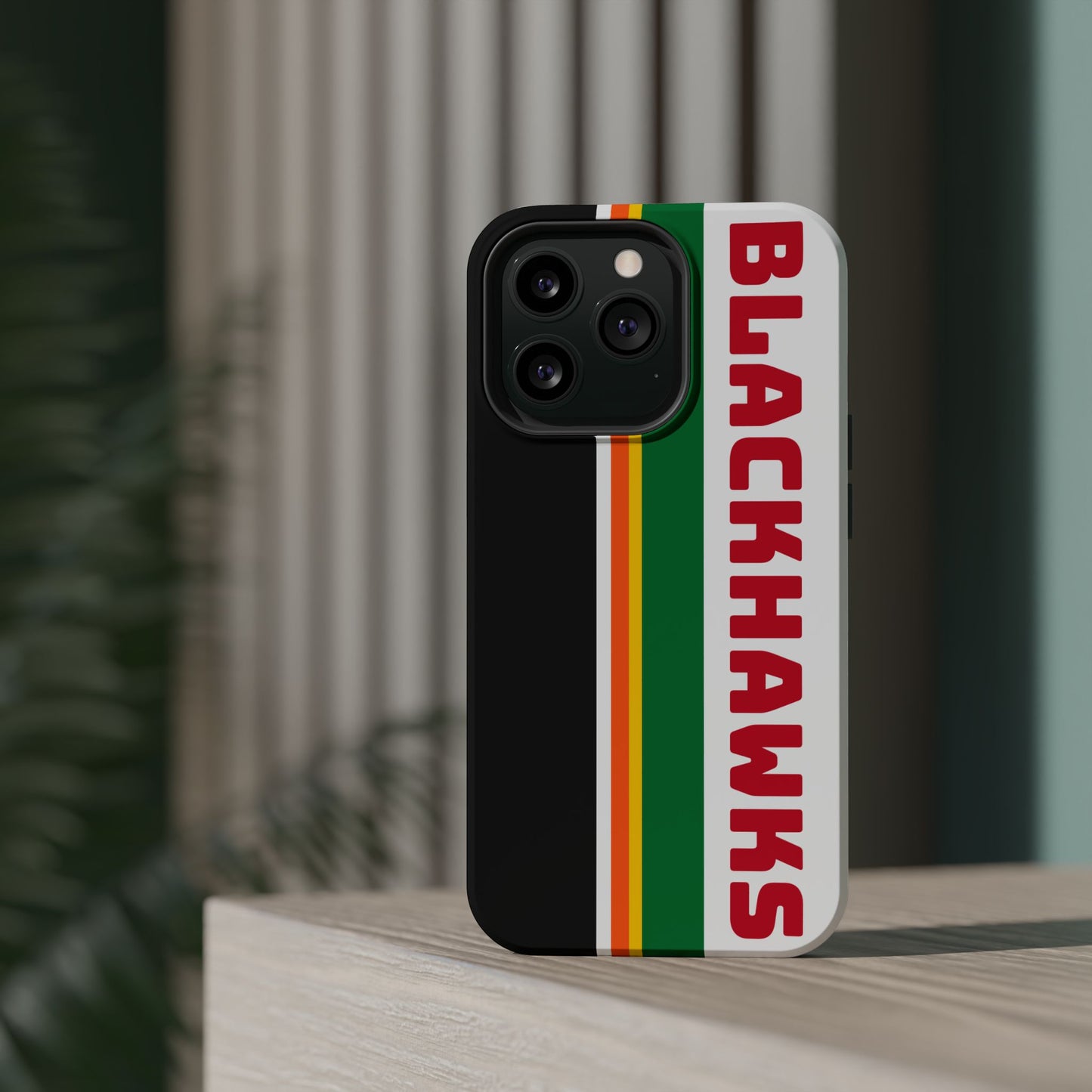 Blackhawks Phone Case, Magnetic Phone Case, Hockey Phone Case, Retro Phone Case