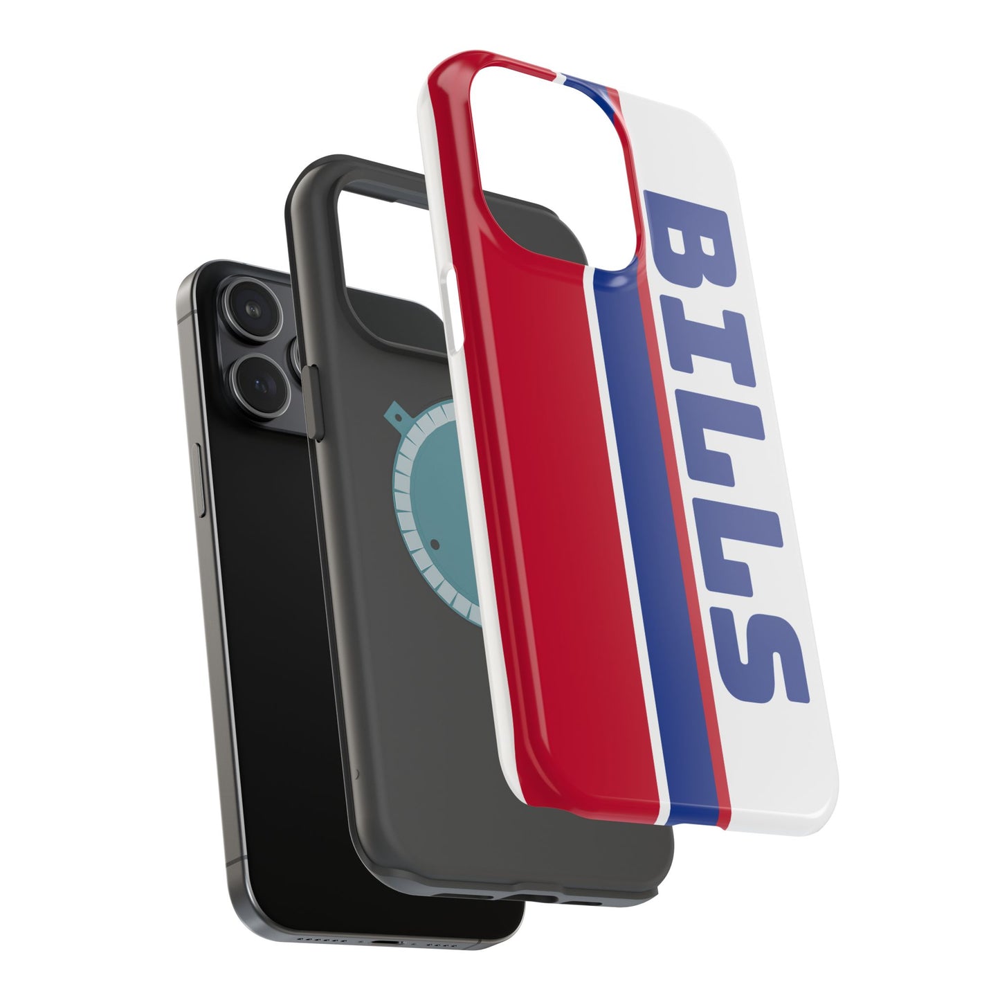 Bills Phone Case, Magnetic Phone Case, Retro Phone Case, Matte/Glossy Phone Case, Football Gifts