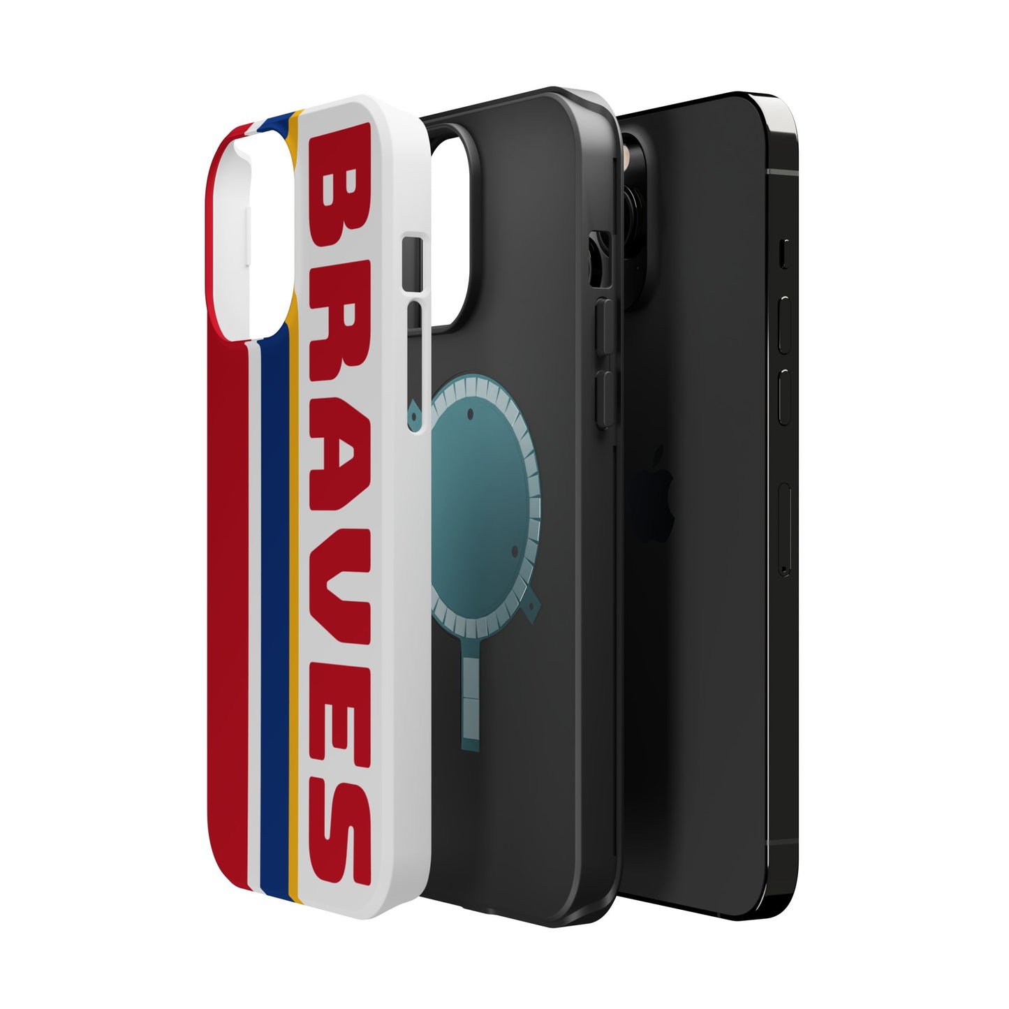 Braves Phone Case, Magnetic Phone Case, Baseball Phone Case, Retro Phone Case