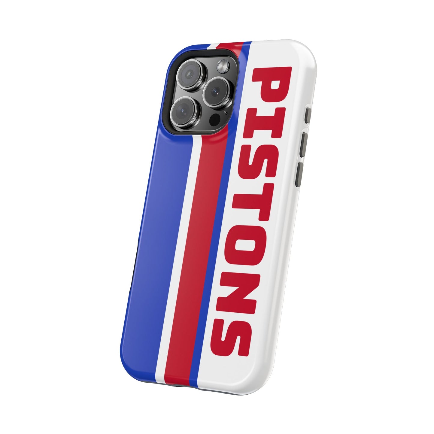 Pistons Phone Case, Magnetic Phone Case, Retro Phone Case, Basketball Gifts