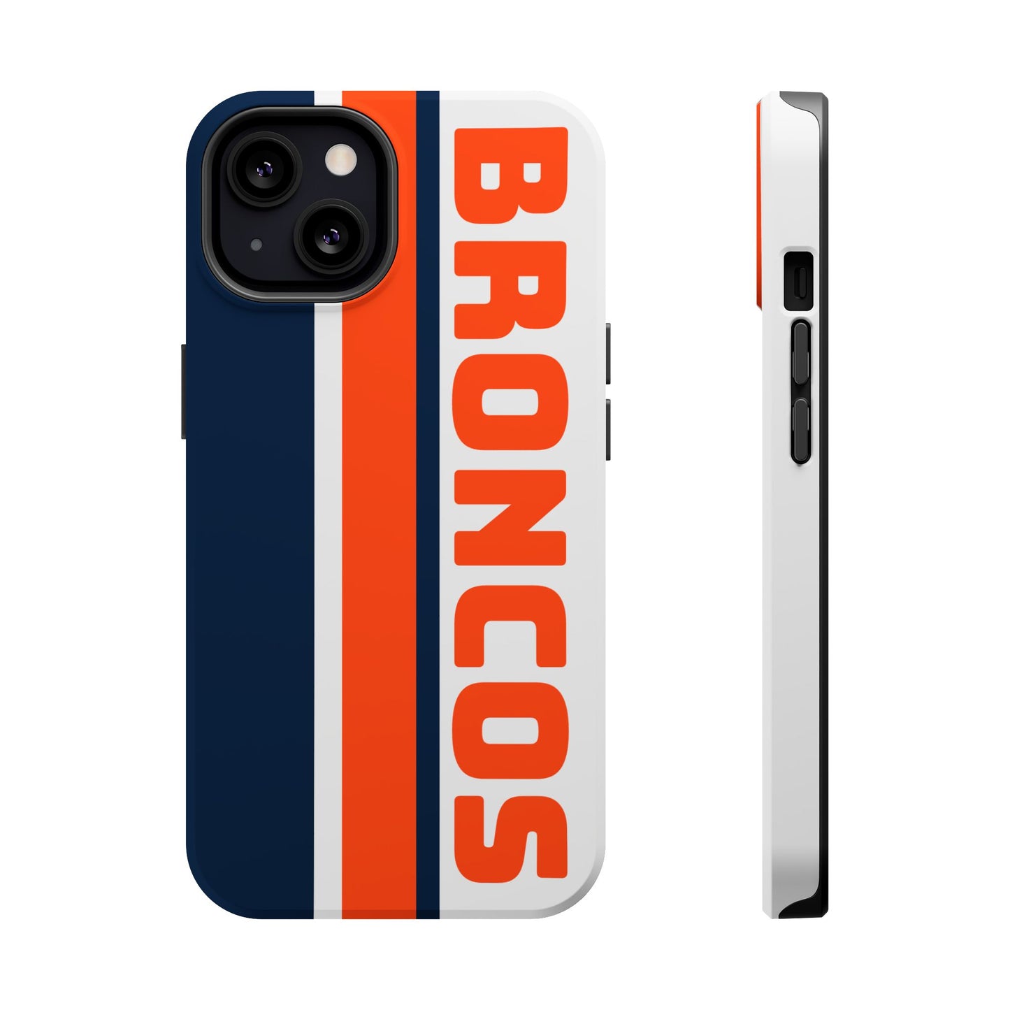 Broncos Phone Case, Magnetic Phone Case, Retro Phone Case, Baseball Case for iPhone or Samsung, Football Gifts