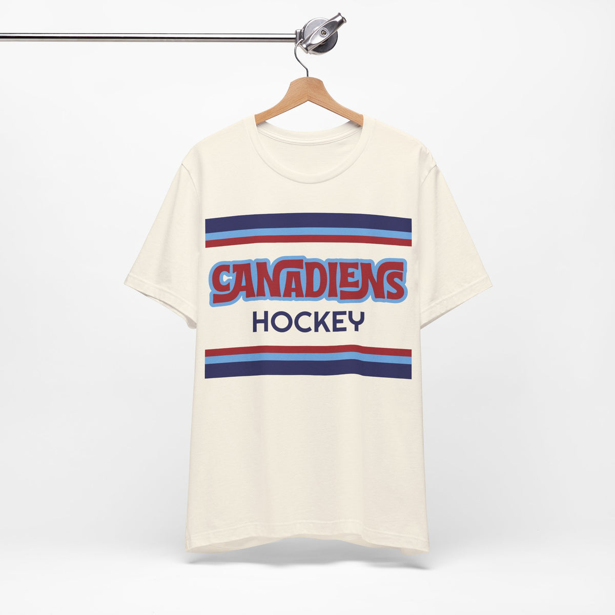 Retro Canadiens Shirt, Vintage Striped Canadiens T-Shirt