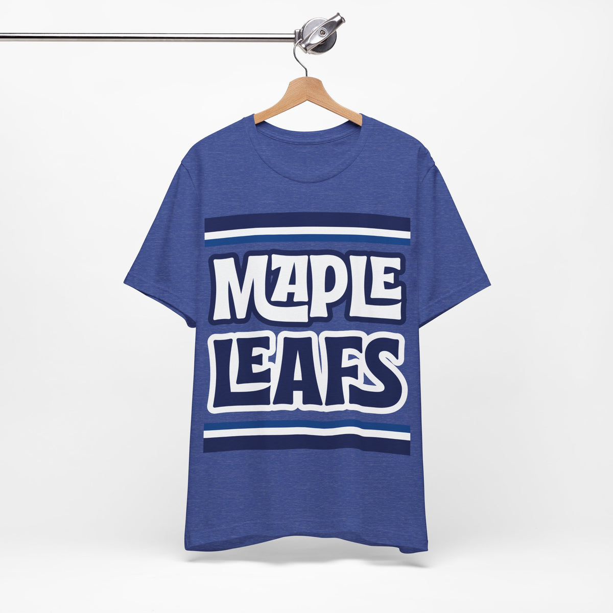 Retro Maple Leafs Shirt, Vintage Striped Maple Leafs Hockey T-Shirt