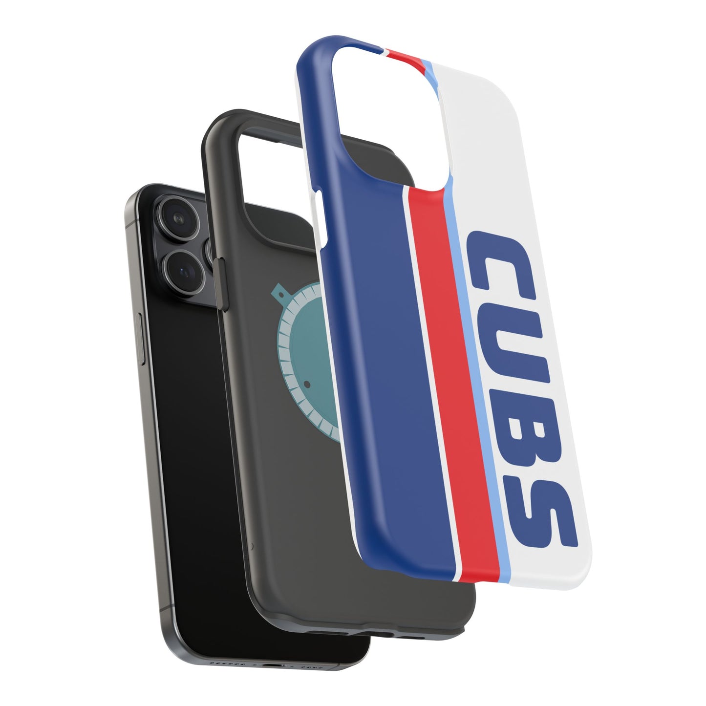Cubs Phone Case, Magnetic Phone Case, Retro Phone Case, Baseball Case for iPhone or Samsung