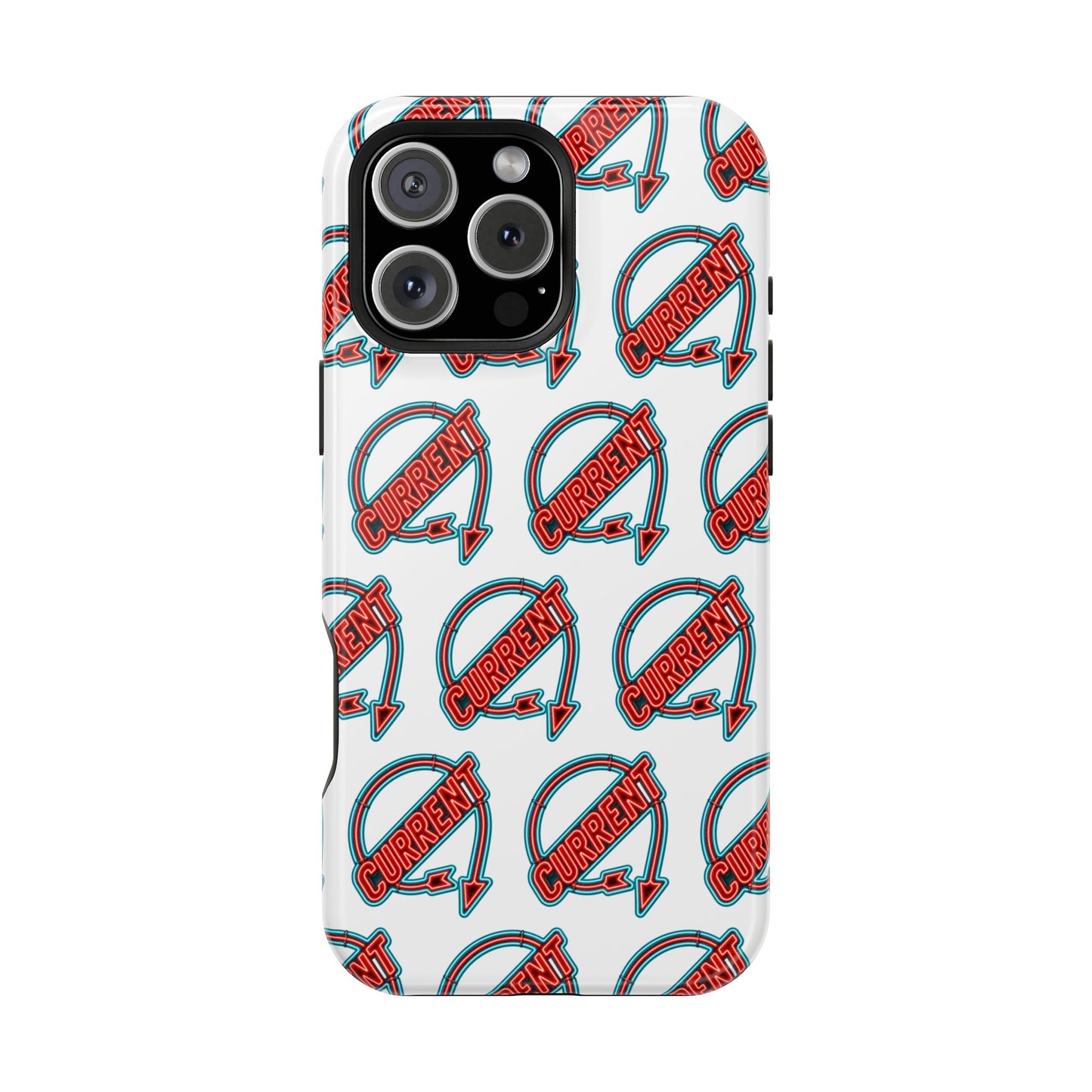 Current Pattern Phone Case, Magnetic Phone Case, Retro Phone Case, Football Phone Case for iPhone or Samsung