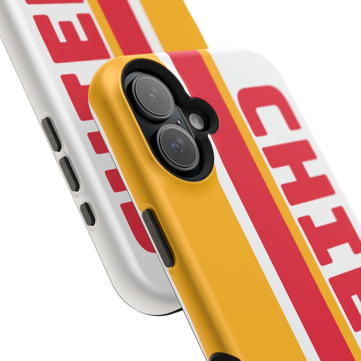 Chiefs Phone Case, Magnetic Phone Case, Retro Phone Case, Baseball Case for iPhone or Samsung, Chiefs Football Gifts