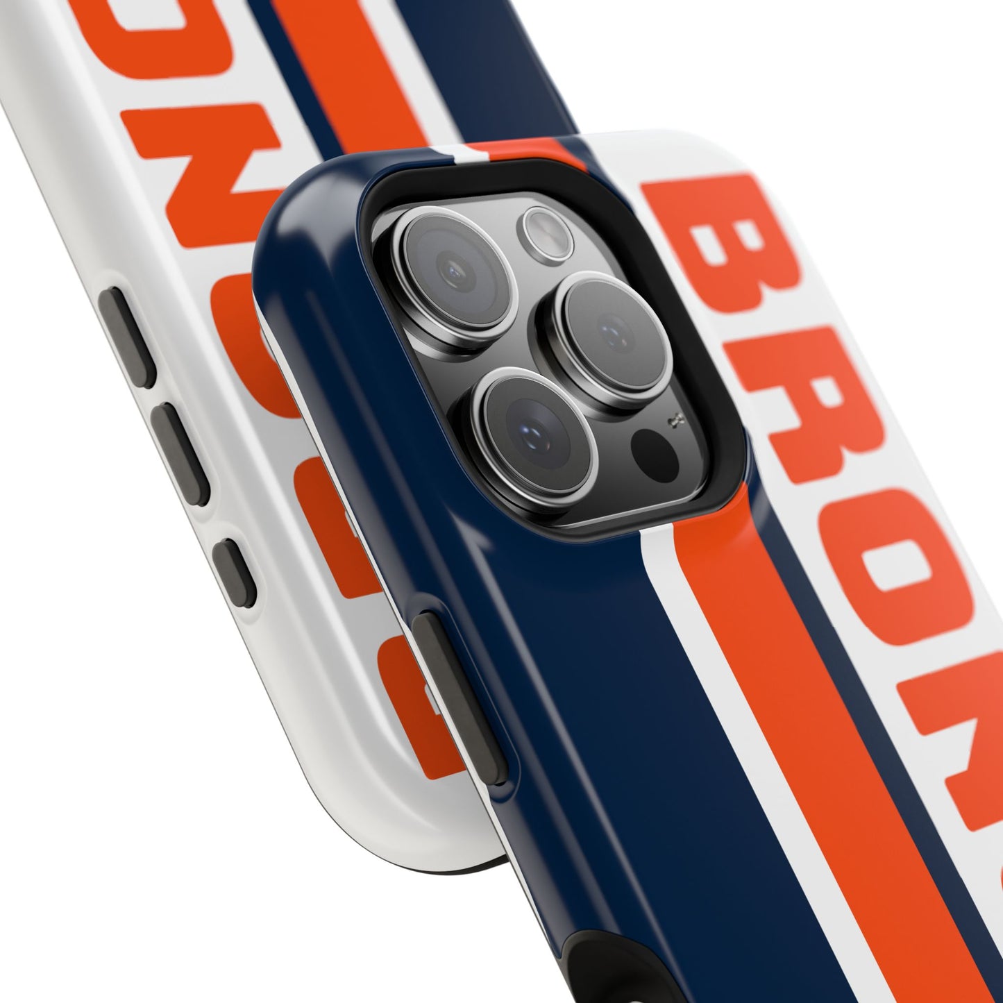 Broncos Phone Case, Magnetic Phone Case, Retro Phone Case, Baseball Case for iPhone or Samsung, Football Gifts