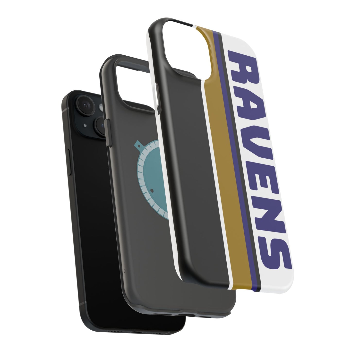 Ravens Phone Case, Magnetic Phone Case, Retro Phone Case, Football Gifts