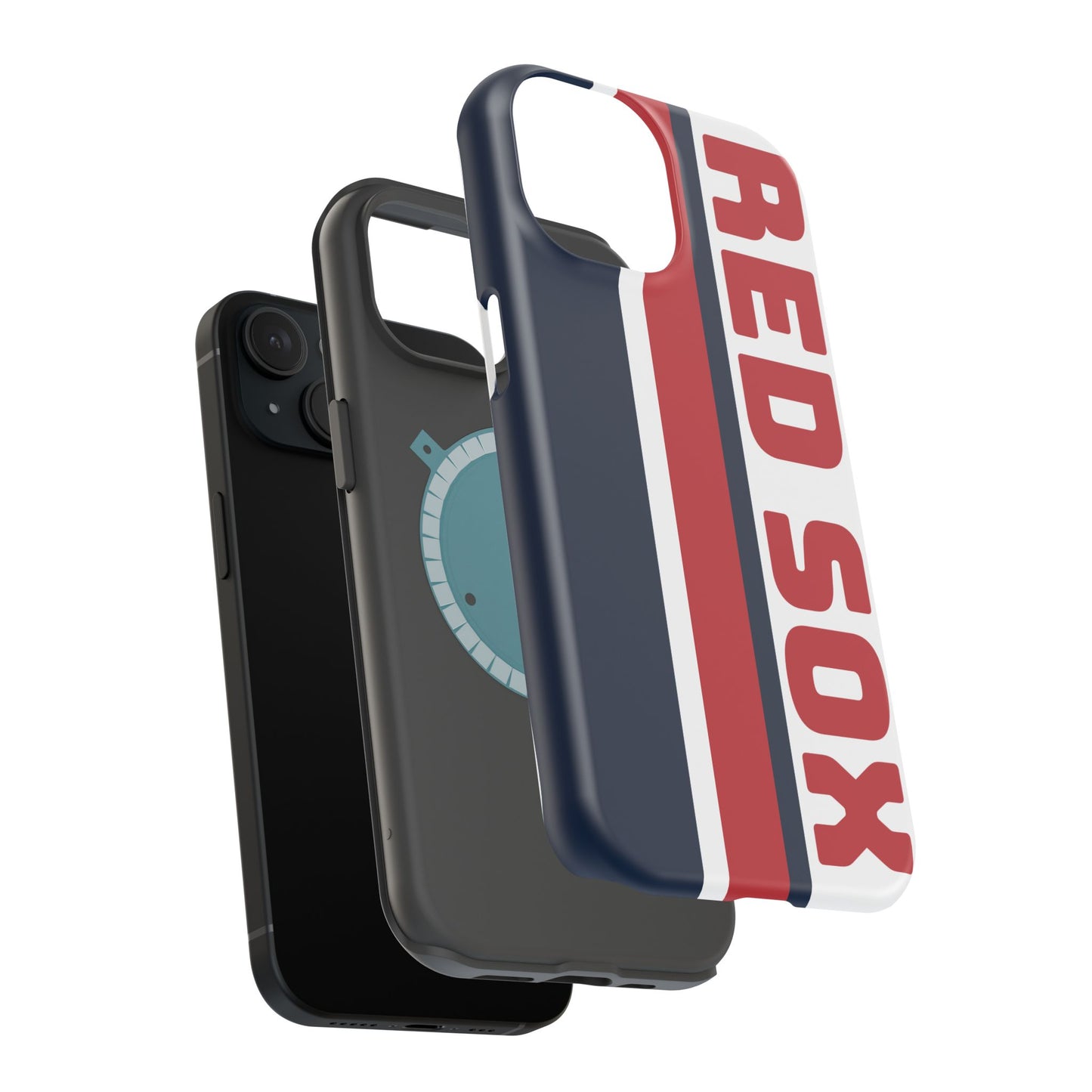 Red Sox Phone Case, Magnetic Phone Case, Retro Phone Case, Baseball Case for iPhone or Samsung